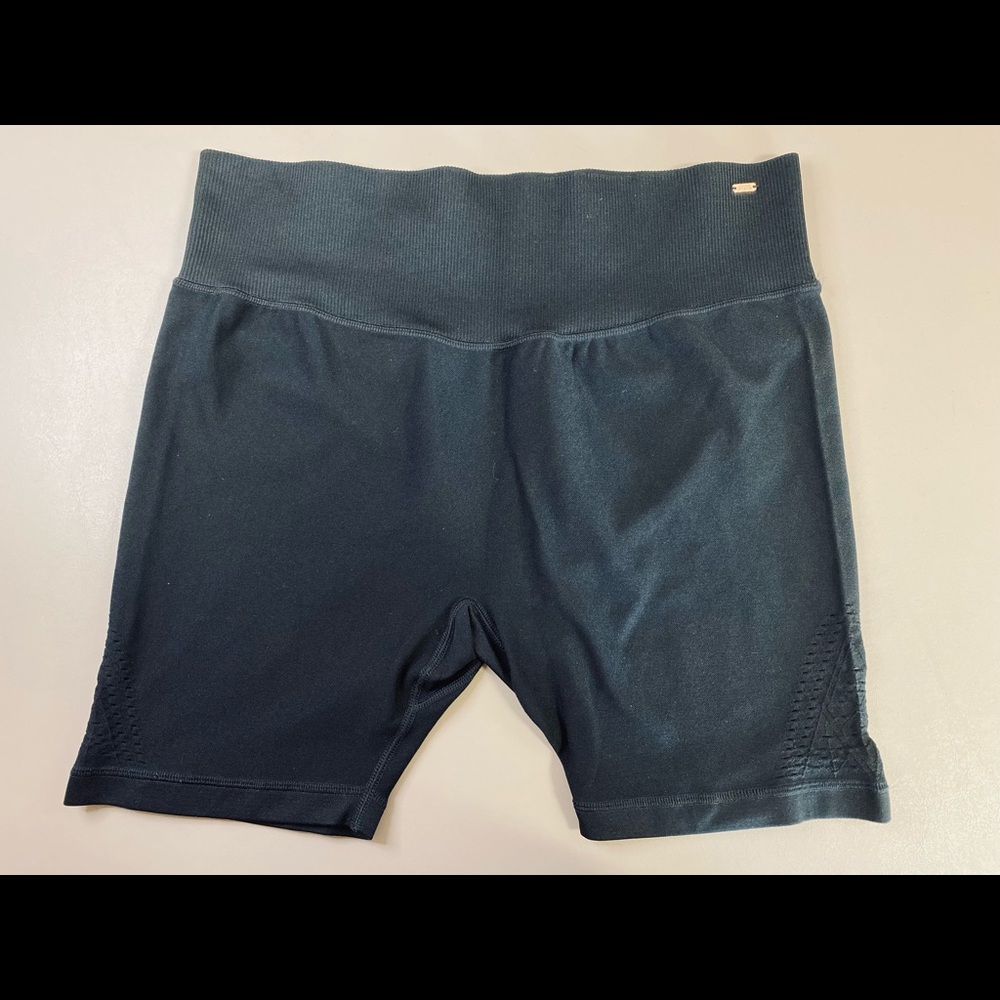PINK sport black tight bike shorts | size XL